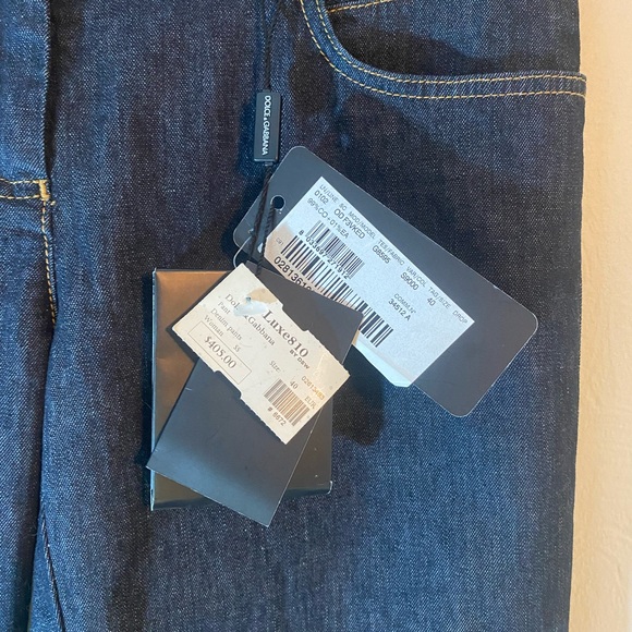 Dolce & Gabbana women's denim jeans- size 40 (EUR), approx size 12 (US)- NWT - Picture 7 of 9